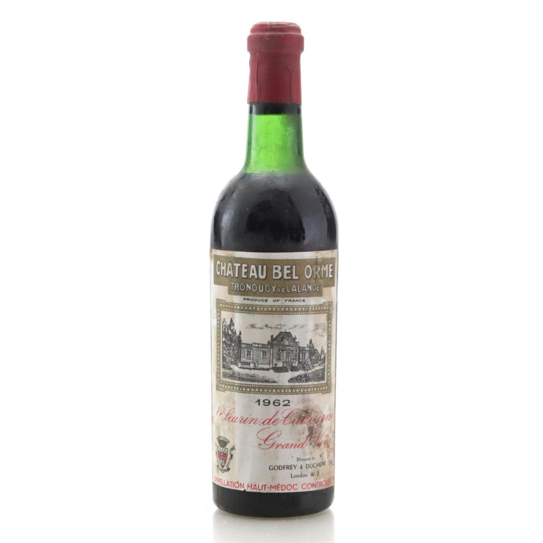Image for Château Bel Orme Tronquoy-de-Lalande 1962 / Half Bottle