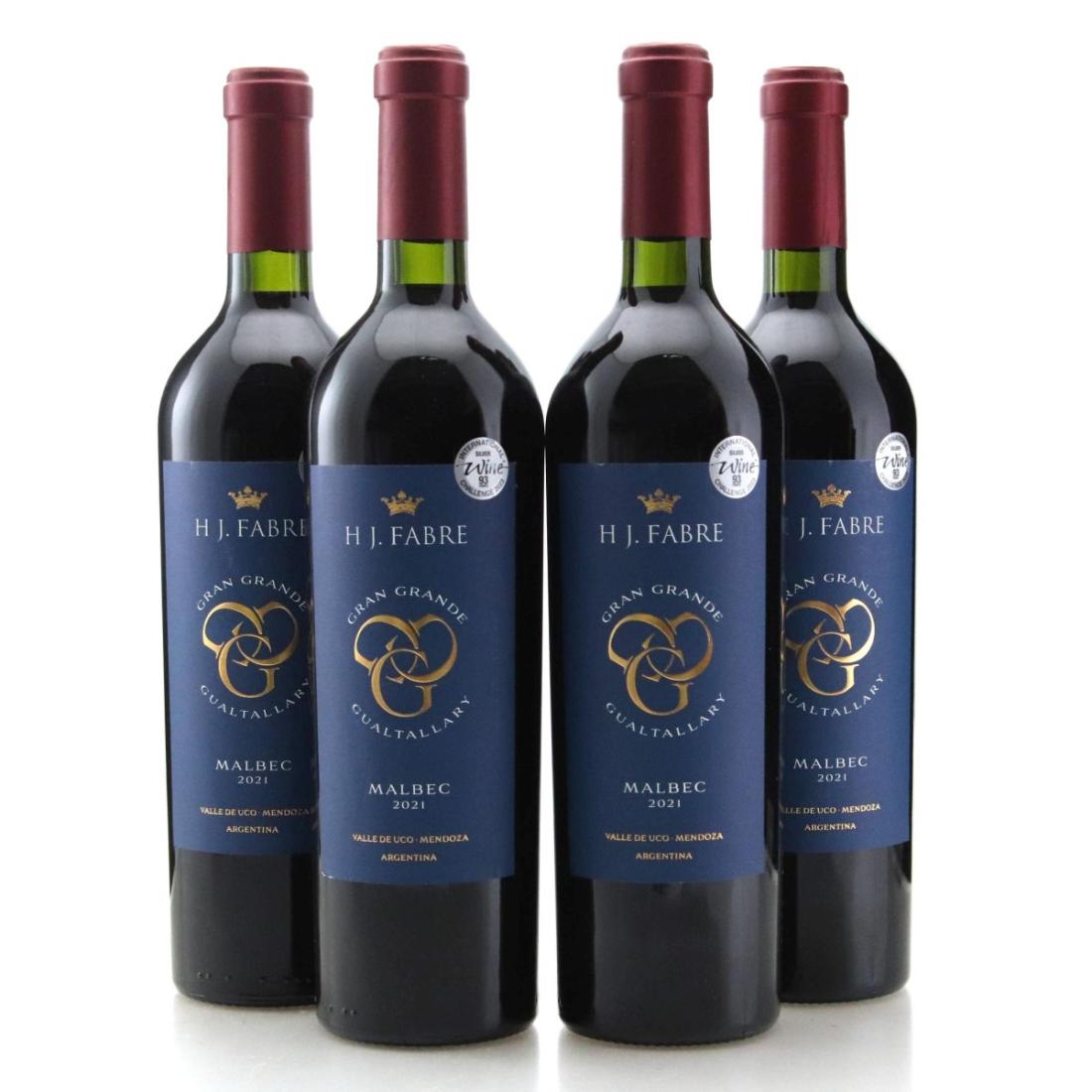 Image for H.J. Fabre Gran Grande Gualtallary Malbec 2021 x 4