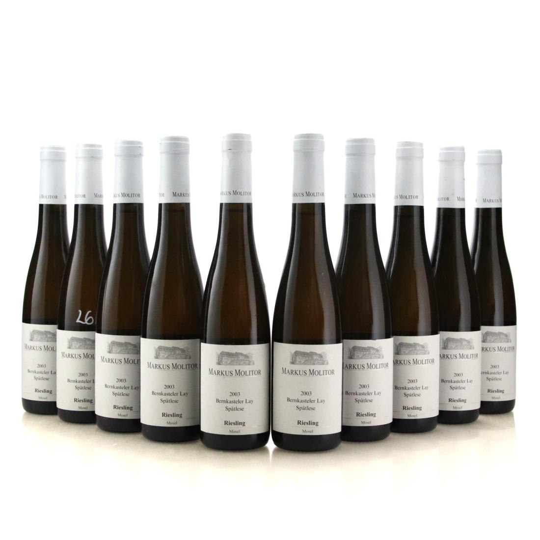 Image for Markus Moliter Bernkaster Lay Spatlese 2003 x 10 Half Bottle