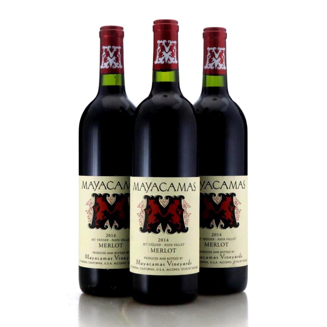 Image for Mayacamas Vineyards Merlot 2014 x 3