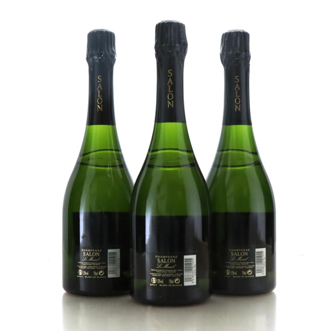 Image for Salon Cuvee S Le Mesnil Blanc-de-Blancs Brut 2007 Vintage Champagne x 3