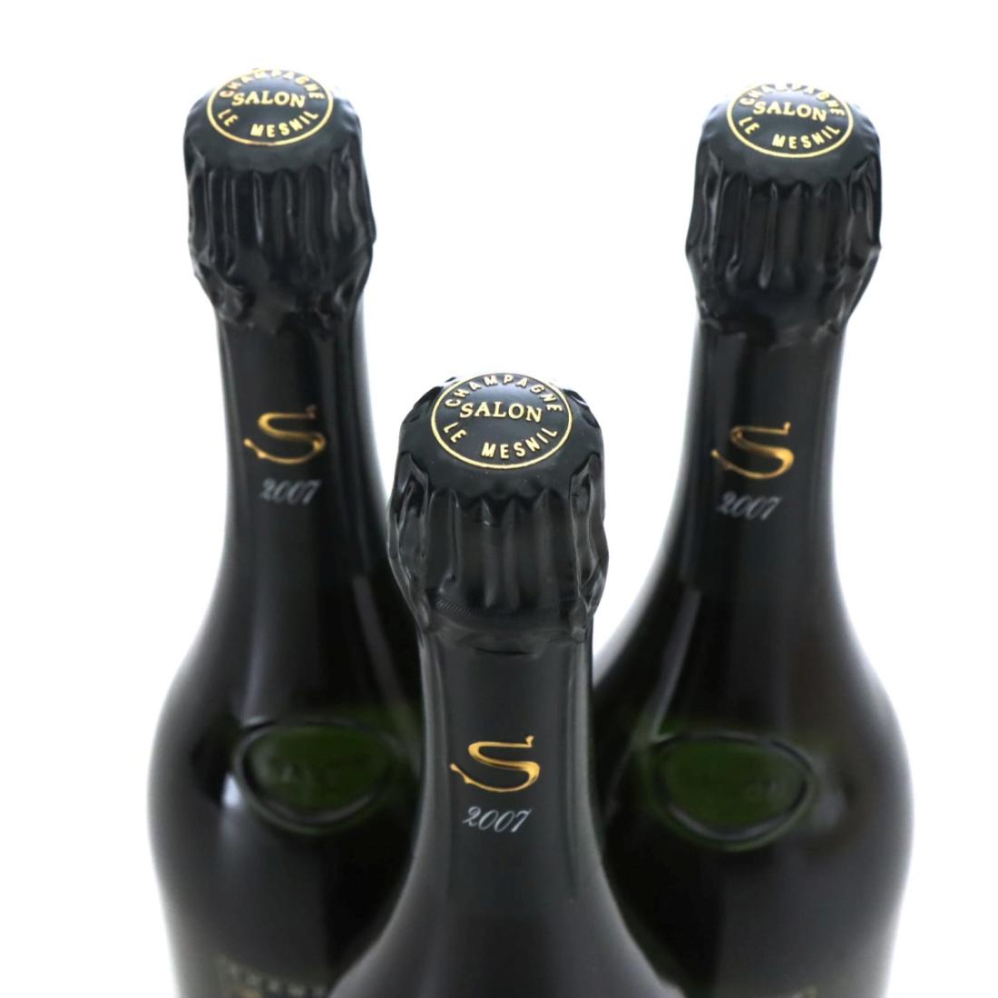 Image for Salon Cuvee S Le Mesnil Blanc-de-Blancs Brut 2007 Vintage Champagne x 3