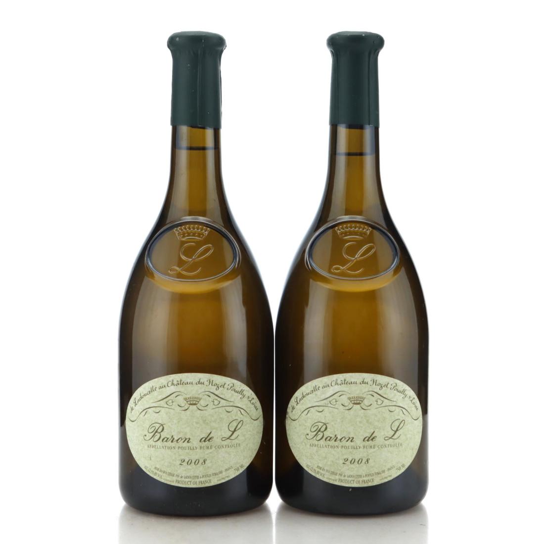 Image for Domaine de Ladoucette 'Baron de L' 2008 x 2
