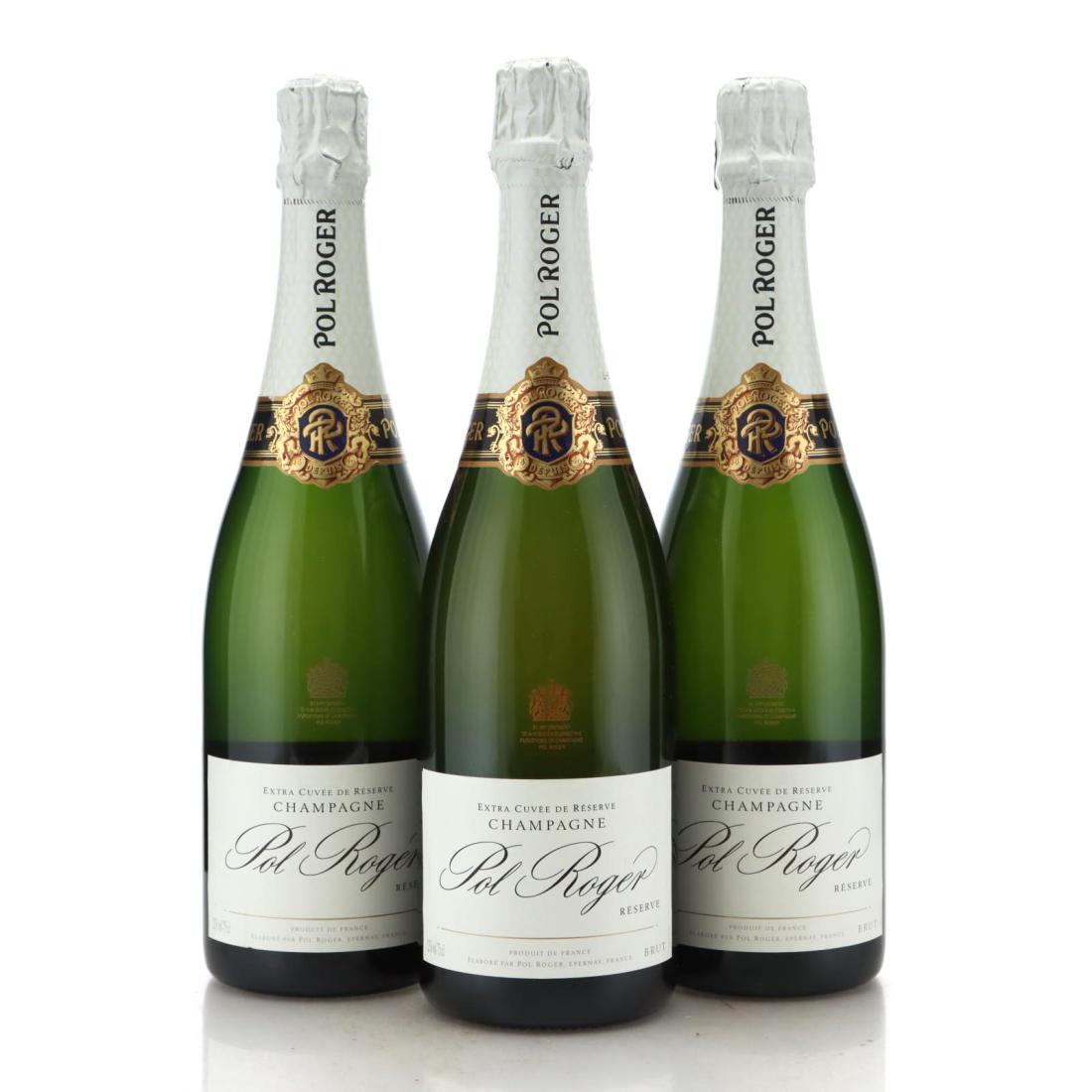 Image for Pol Roger Extra Cuvée de Réserve Brut x 3