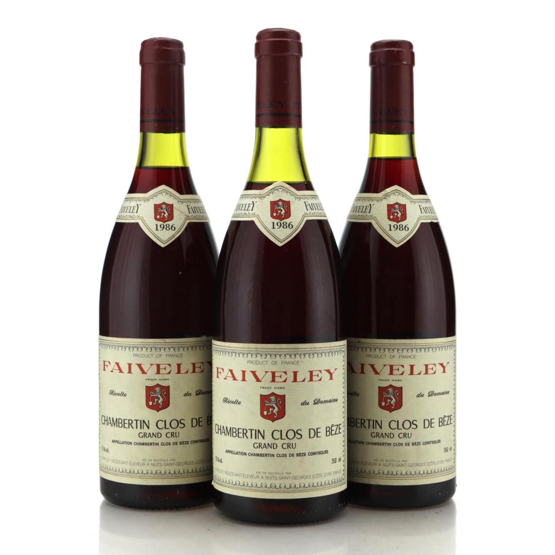 Image for Domaine Faiveley 1986 x 3