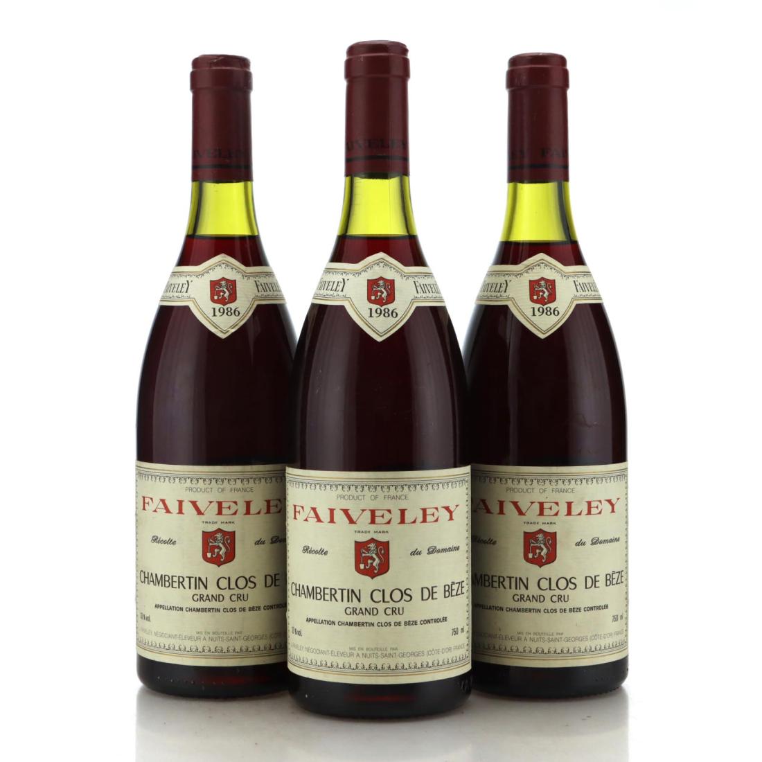 Image for Domaine Faiveley 1986 x 3
