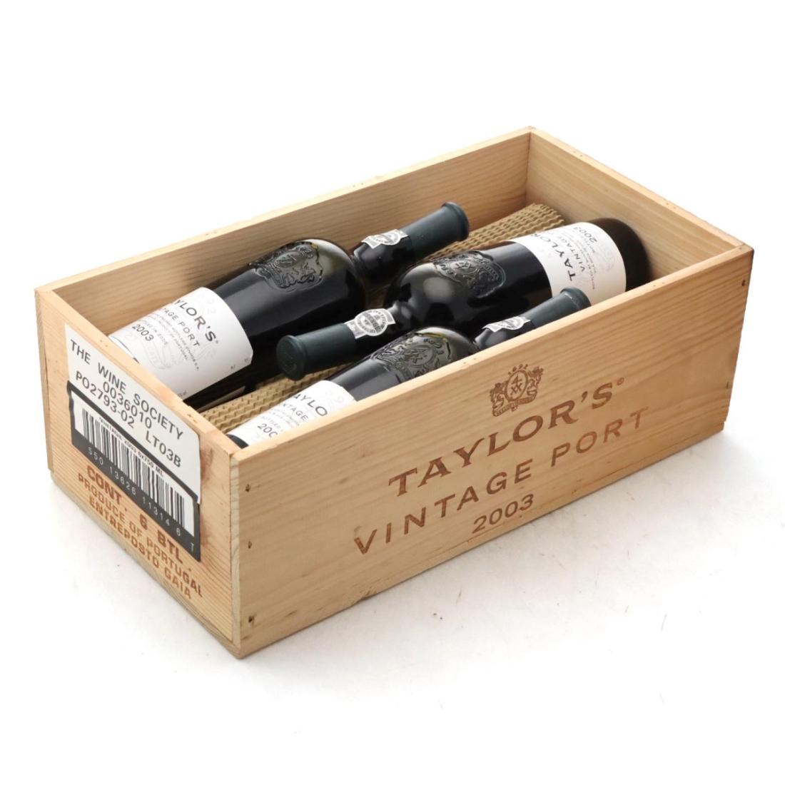 Image for Taylor's 2003 Vintage Port x 6