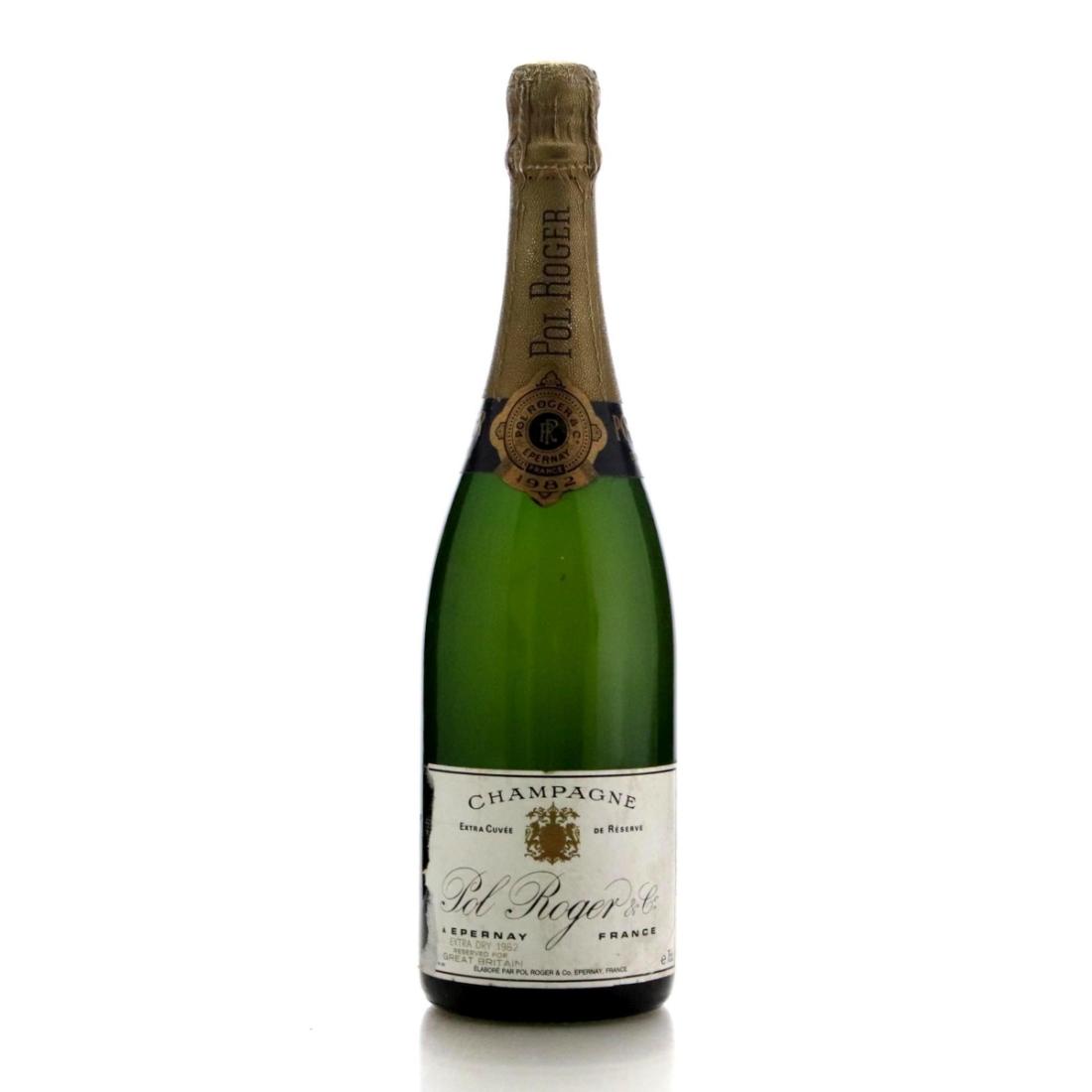 Image for Pol Roger Extra Cuvée de Réserve Extra Dry 1982 Vintage Champagne
