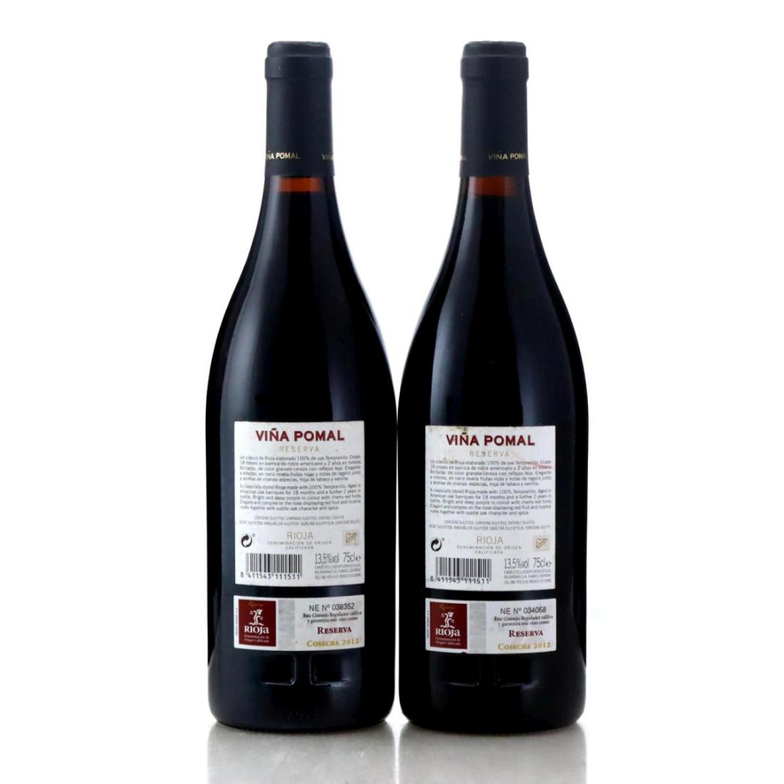 Image for Vina Pomal 2012 Rioja Reserva x 2