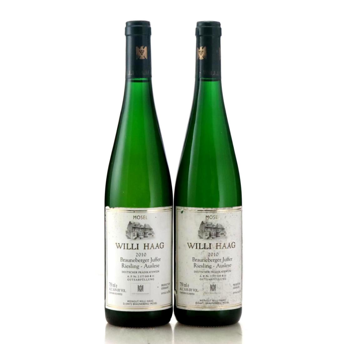 Image for Willi Haag Brauneberger Juffer Riesling Auslese 2010 x 2