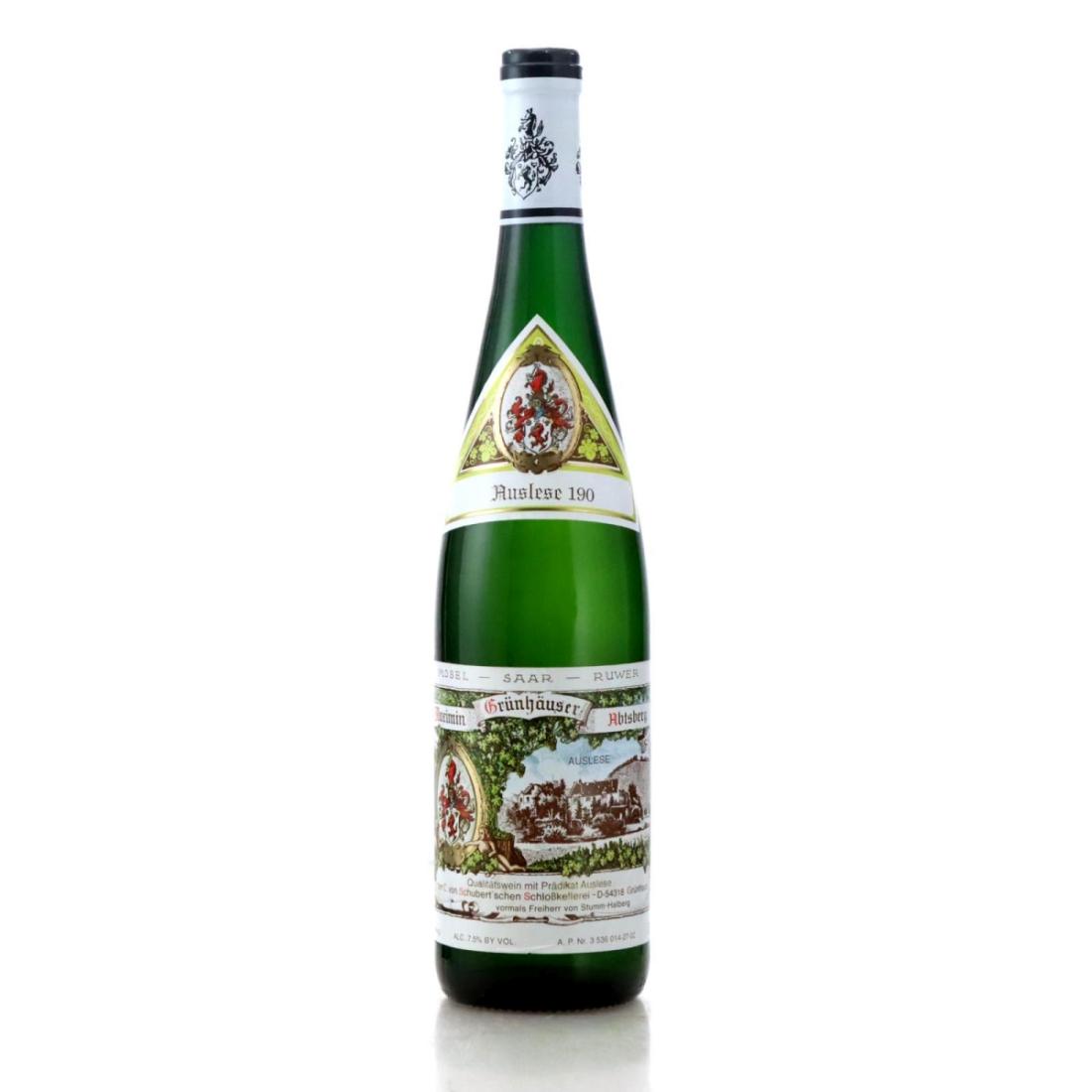 Image for Schubert Maximin Grunhauser Abtsberg Riesling Auslese #190 2001