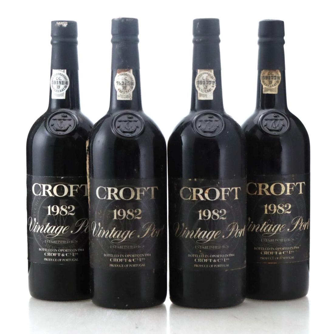 Image for Croft 1982 Vintage Port x 4