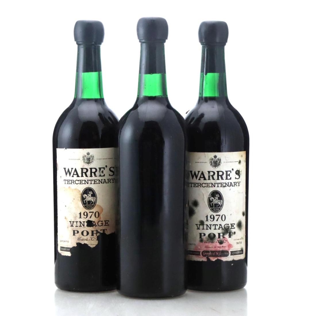Image for Warre's Tercentenary 1970 Vintage Port x 3