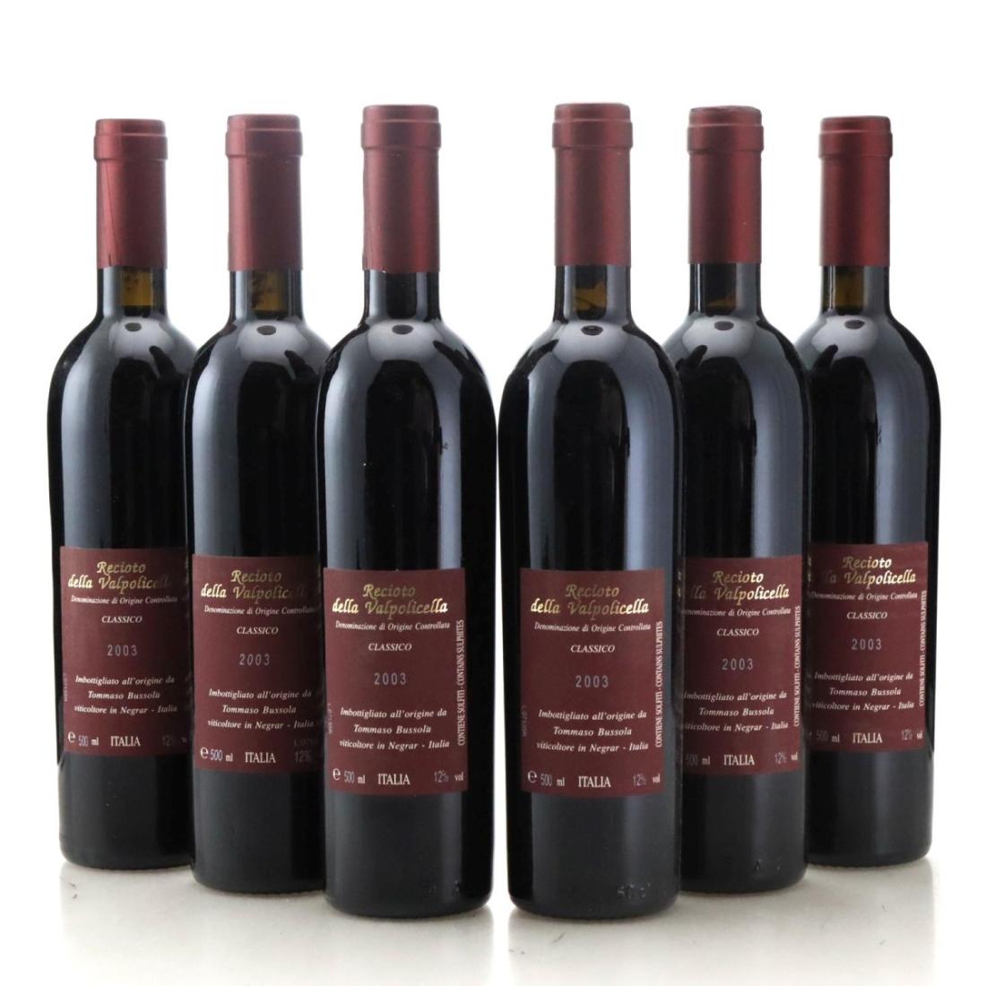 Image for Bussola TB 2003 Recioto della Valpolicella Classico x 6 / Half Litre 