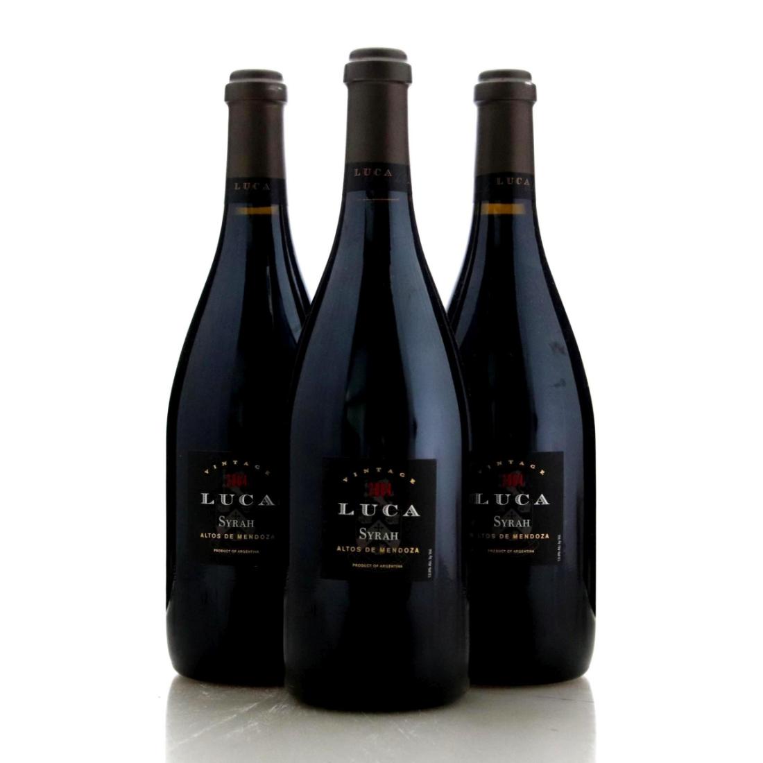 Image for Luca Winery Altos de Mendoza Syrah 2004 x 3