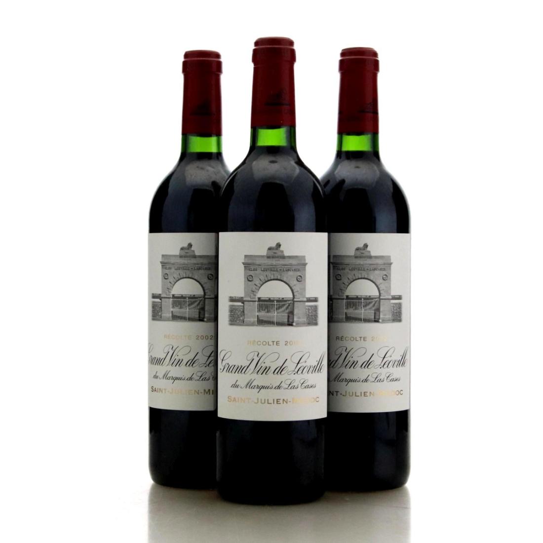 Image for Château Léoville Las Cases 'Grand Vin de Léoville' 2002 x 3