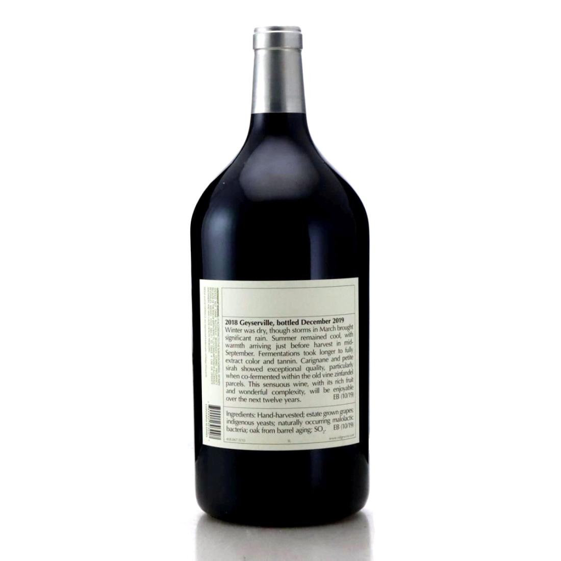Image for Ridge Geyserville 2018 Alexander Valley / Double Magnum