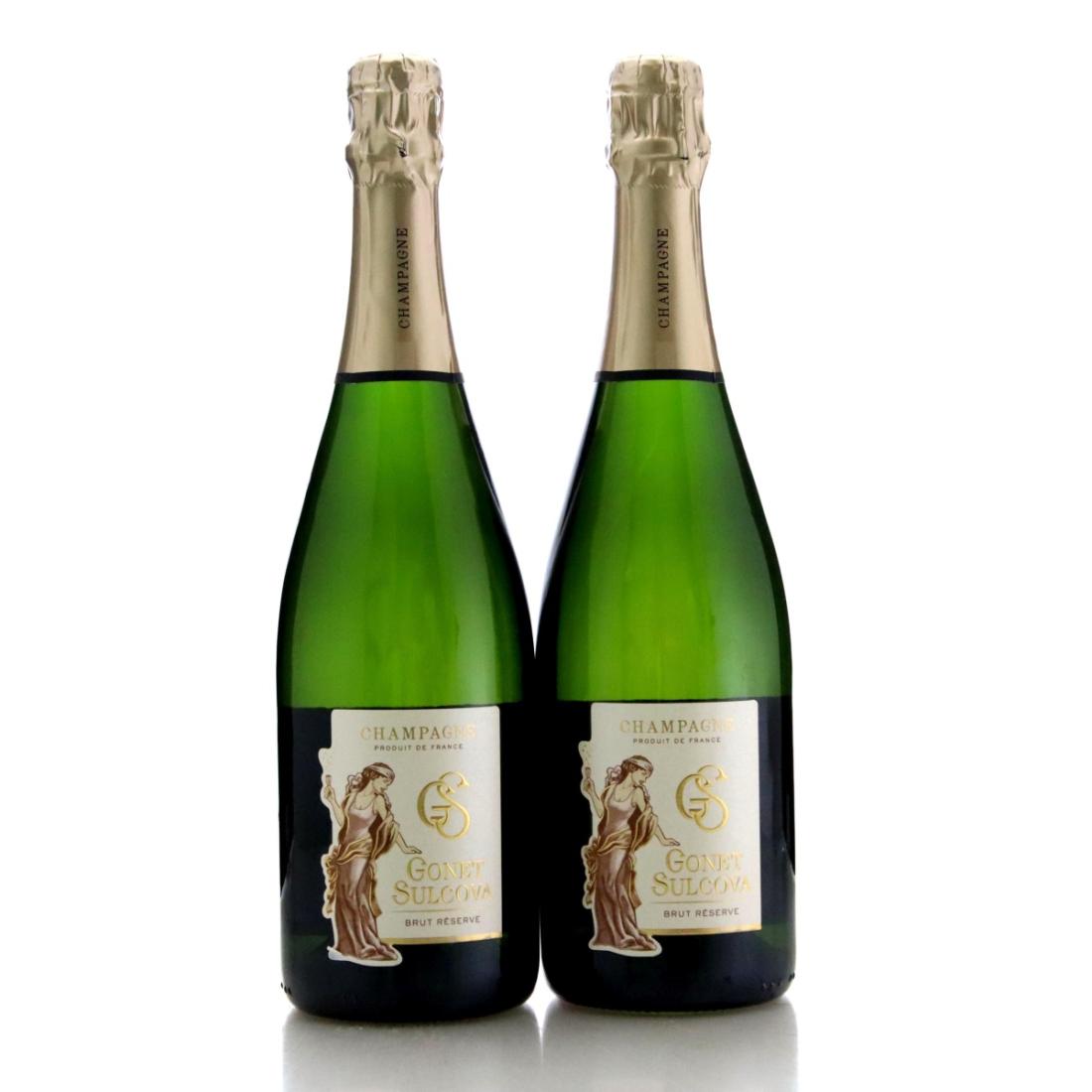 Image for Gonet Sulcova Brut Réserve Champagne x 2
