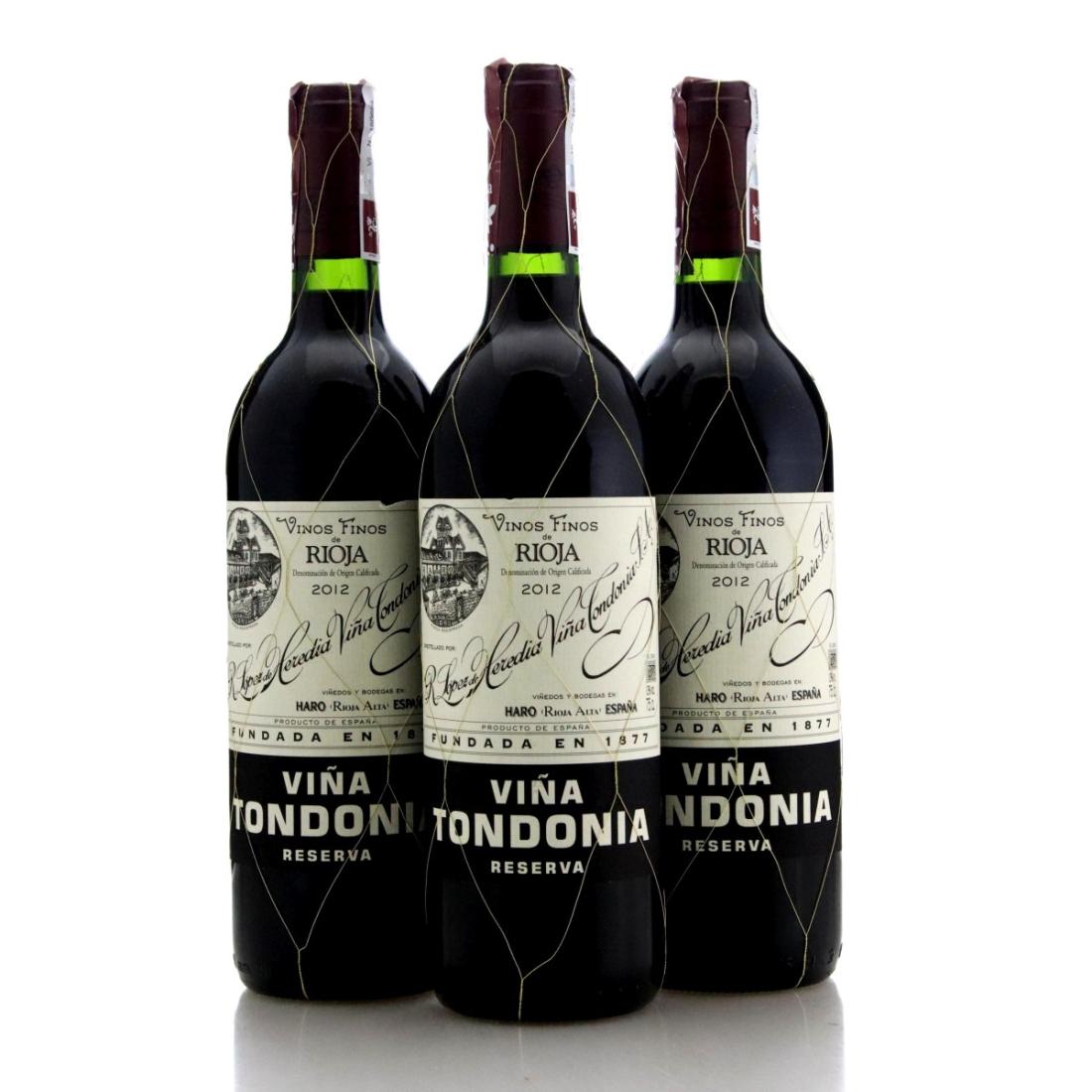 Image for R.López de Heredia Vinã Tondonia 2012 x 3