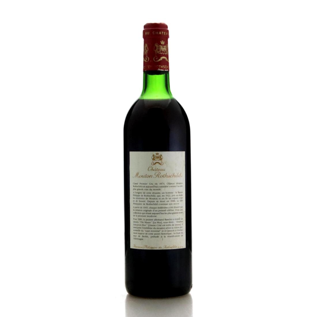 Image for Château Mouton Rothschild 1989