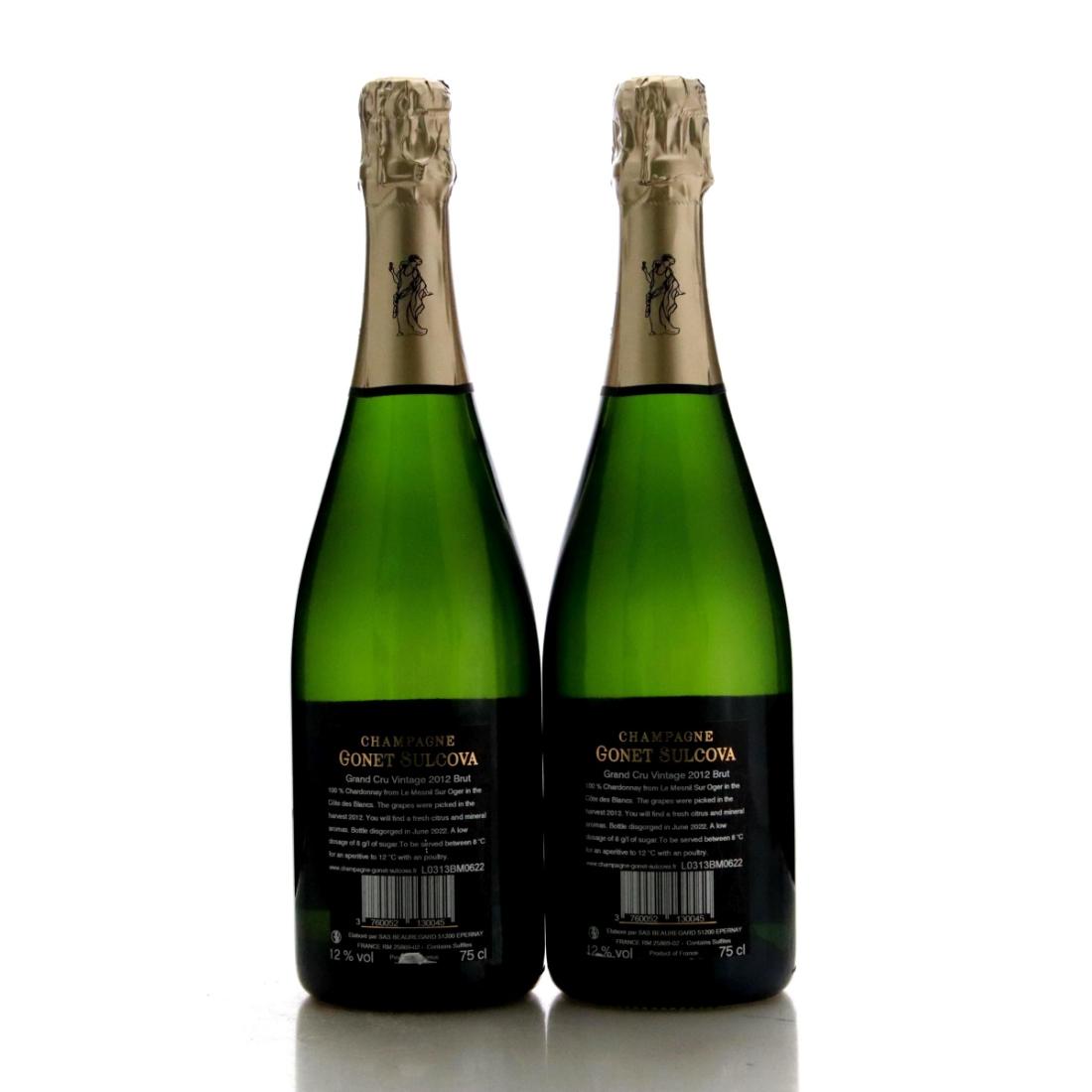 Image for Gonet Sulcova Le Mensil 2012 Vintage Champagne x 2
