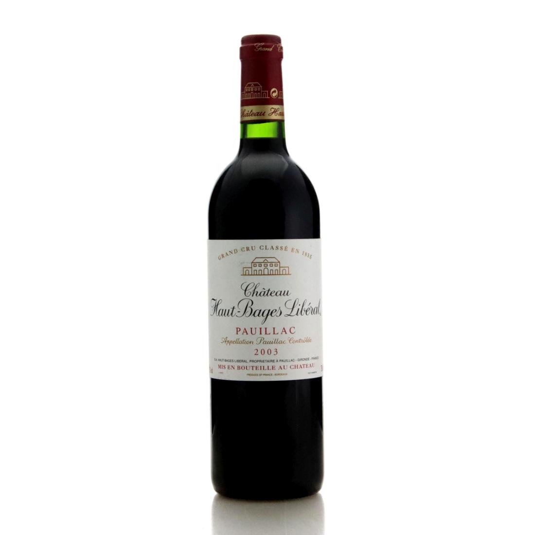 Image for Ch. Haut-Bages-Liberal 2003 Pauillac 5eme-Cru