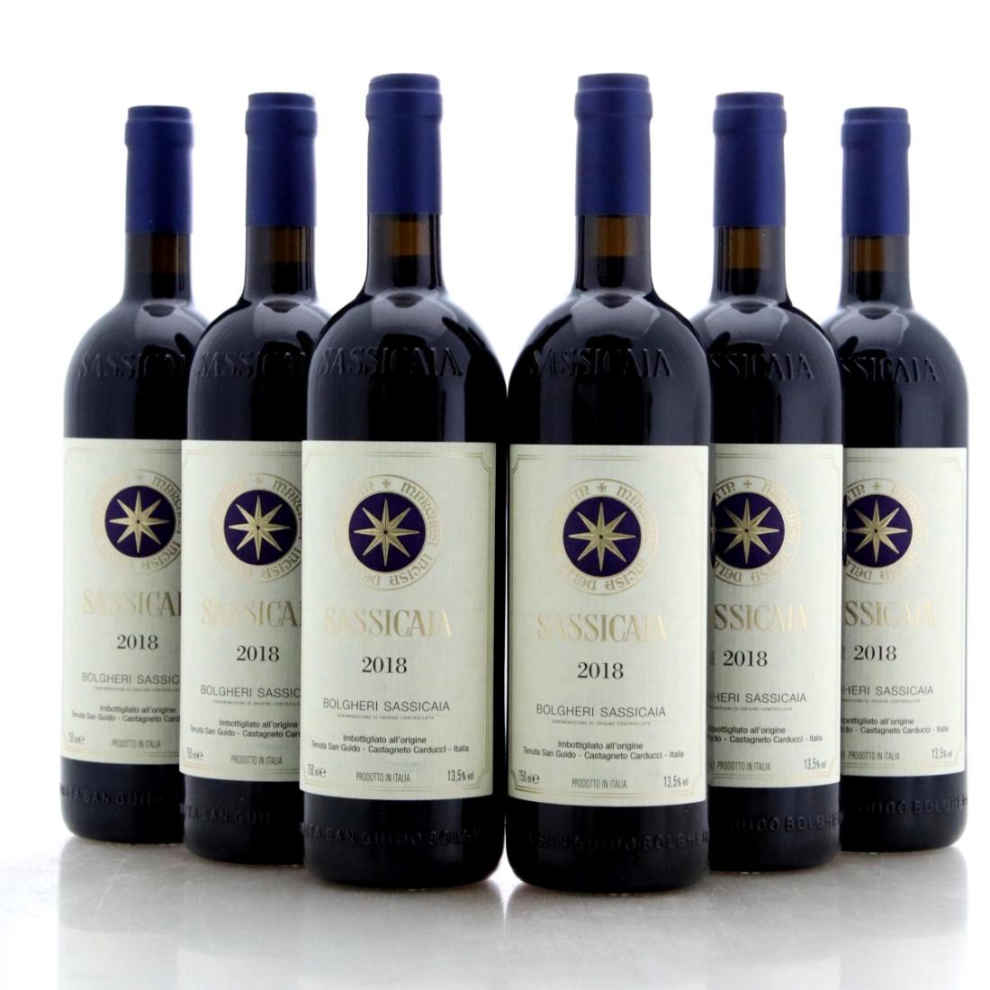 Image for Tenuta San Guido Sassicaia 2018 x 6