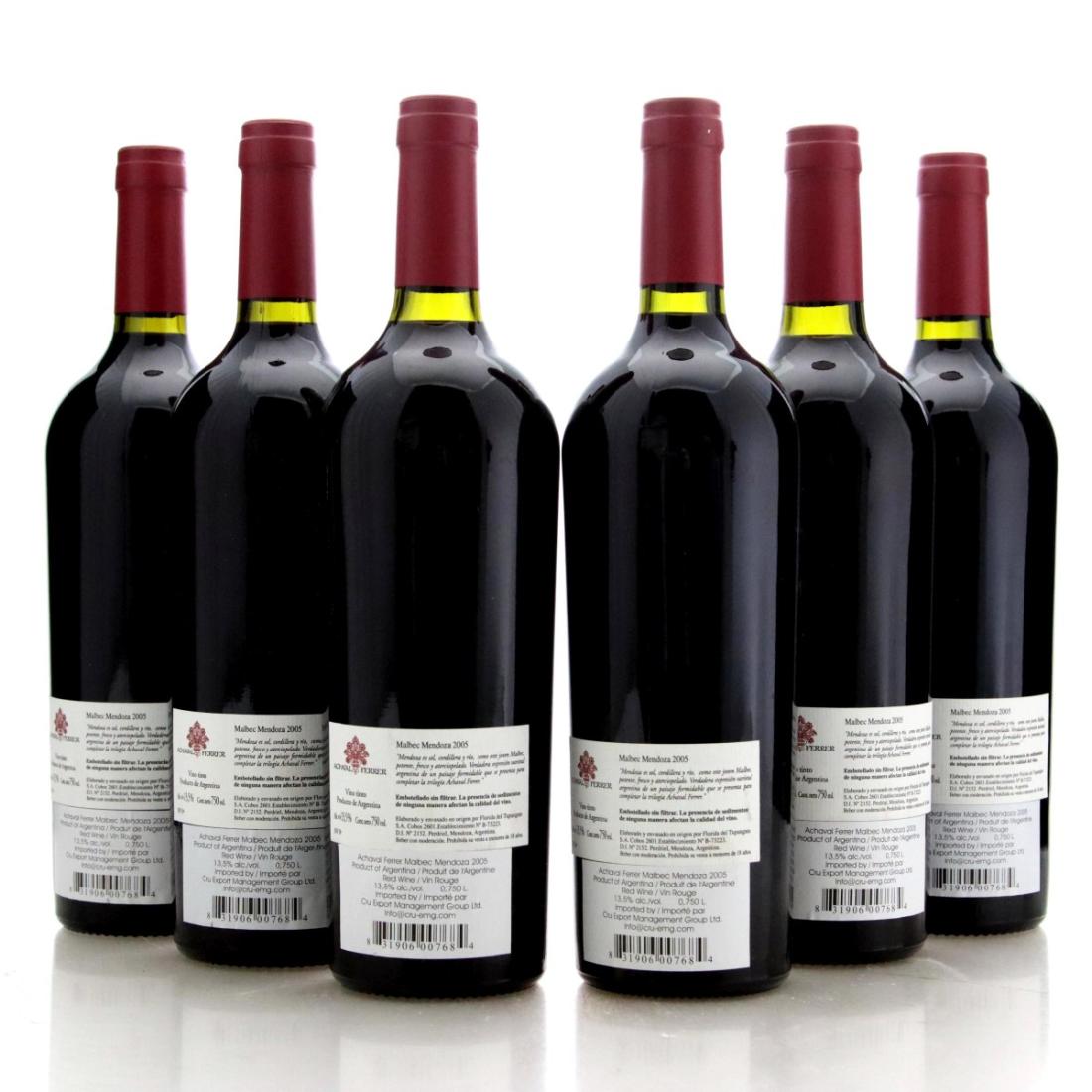 Image for Achaval Ferrer Malbec 2005 x 6