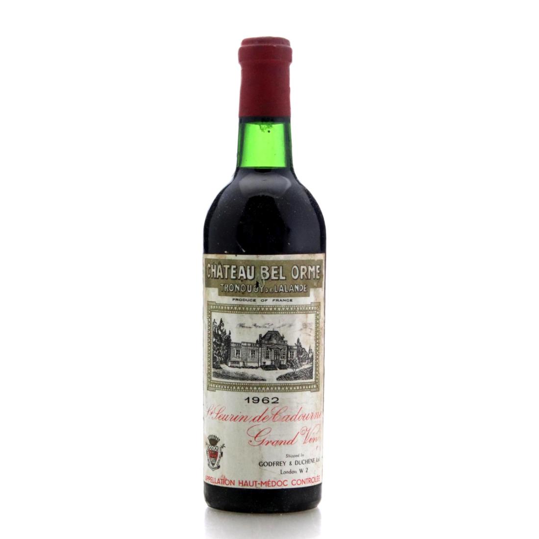 Image for Château Bel Orme Tronquoy-de-Lalande 1962 / Half Bottle