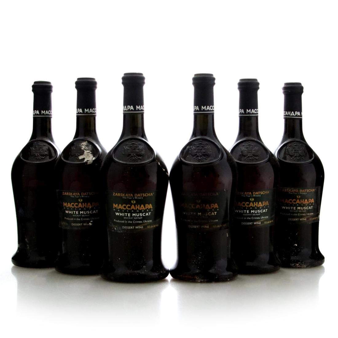 Image for Zarskaya Datscha Massandra White Muscat Dessert Wine x 6