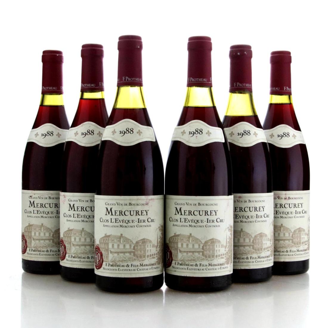 Image for F. Protheau & Fils Clos L'Evêque 1988 x 6