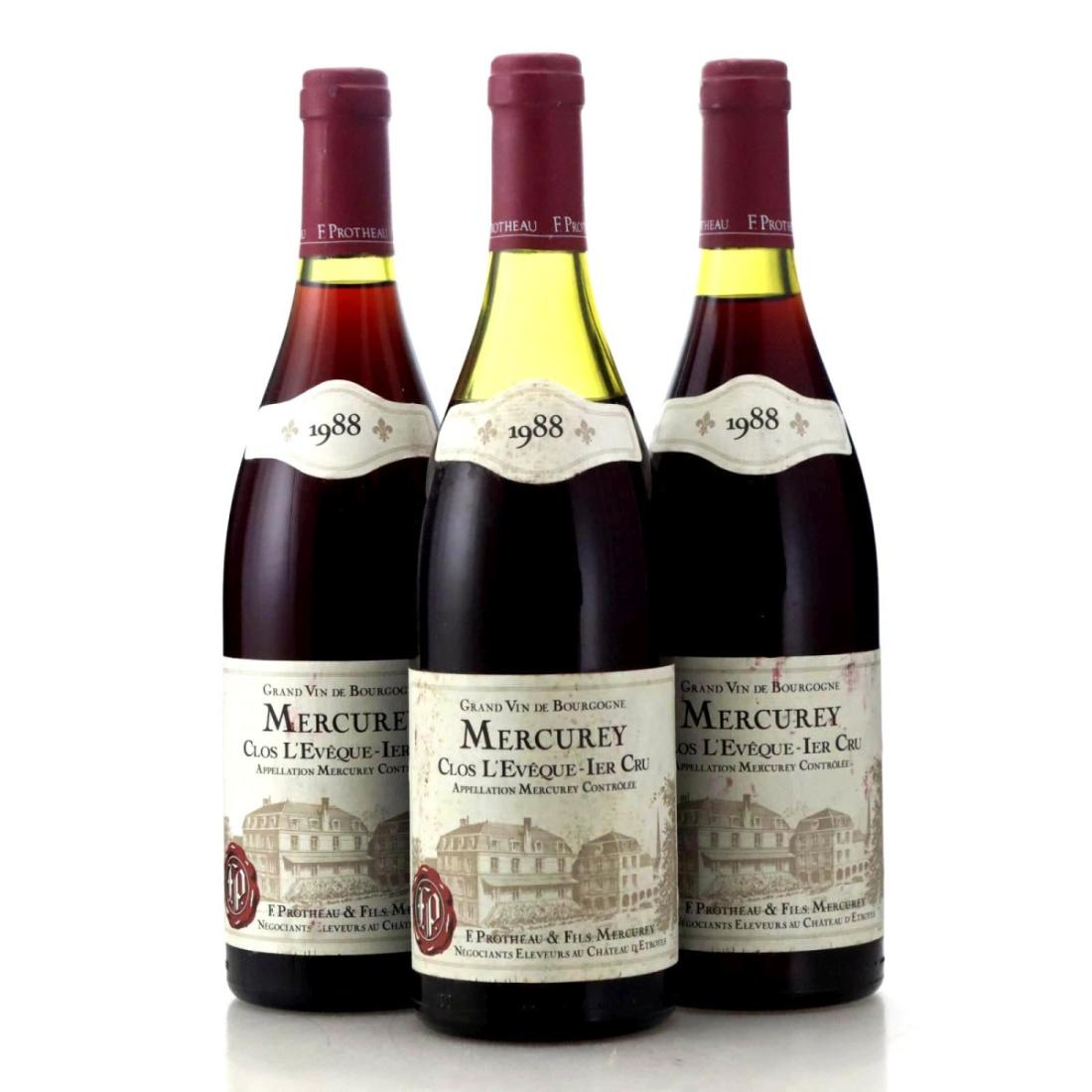 Image for F. Protheau & Fils Clos L'Evêque 1988 x 3