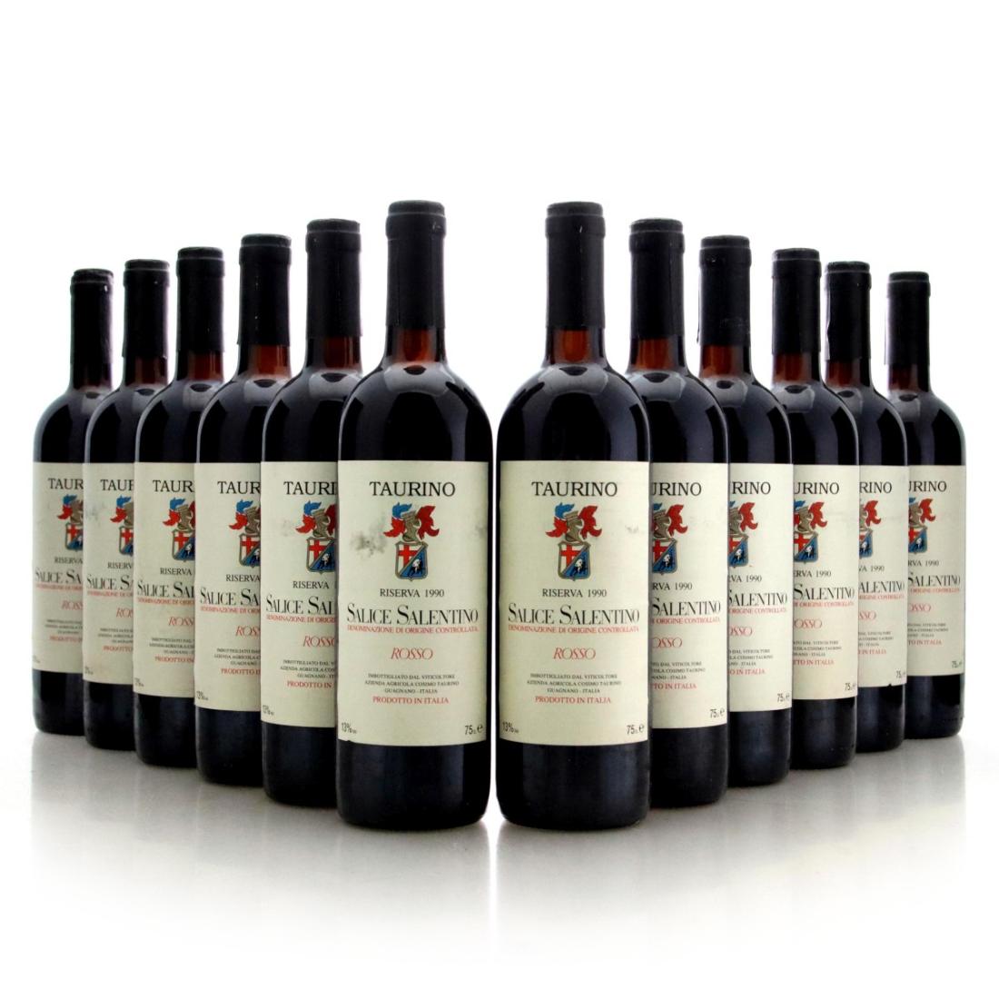Image for Taurino 1990 Salice Salentino Riserva x 12