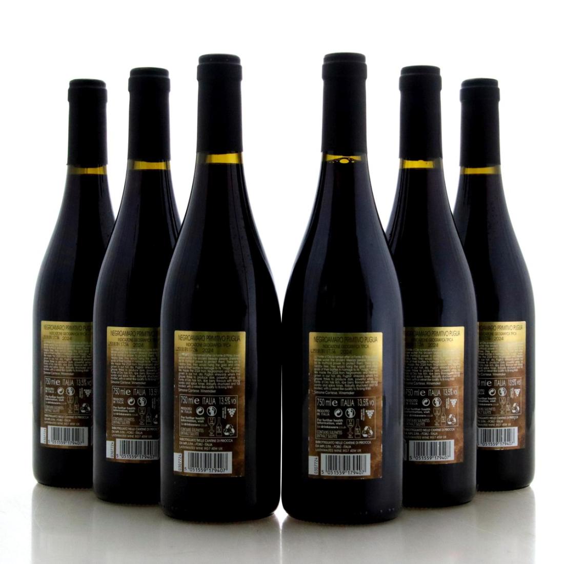 Image for La Fonte d'Oro Negroamaro-Primitivo 2024 x 6