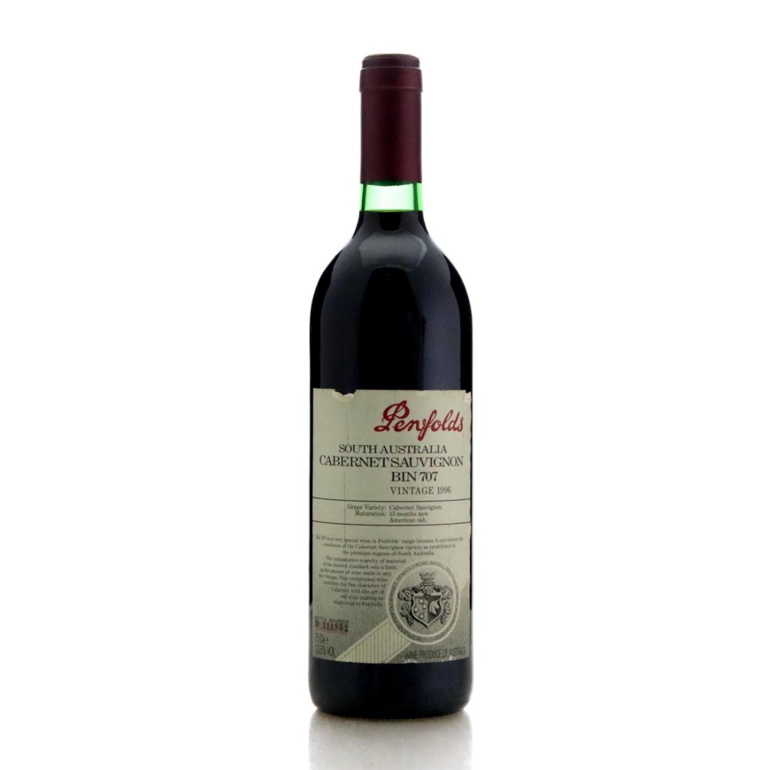 Image for Penfolds Bin 707 Cabernet Sauvignon 1996