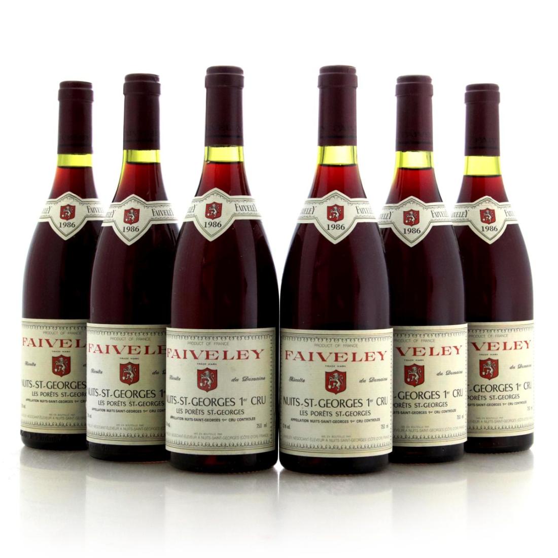 Image for Domaine Faiveley Les Porêts Saint-Georges 1986 x 6
