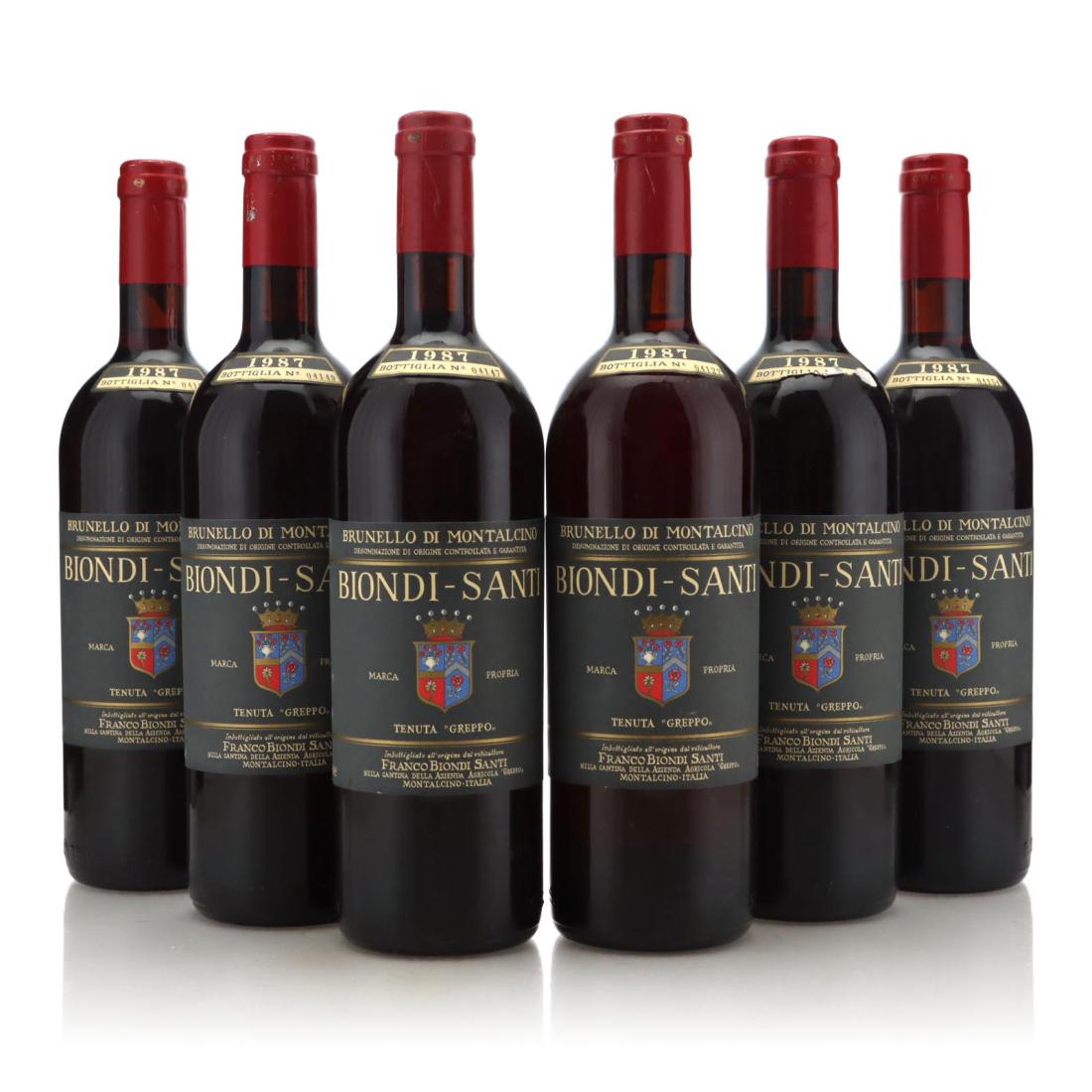 Image for Biondi-Santi Tenuta Greppo 1987 x 6