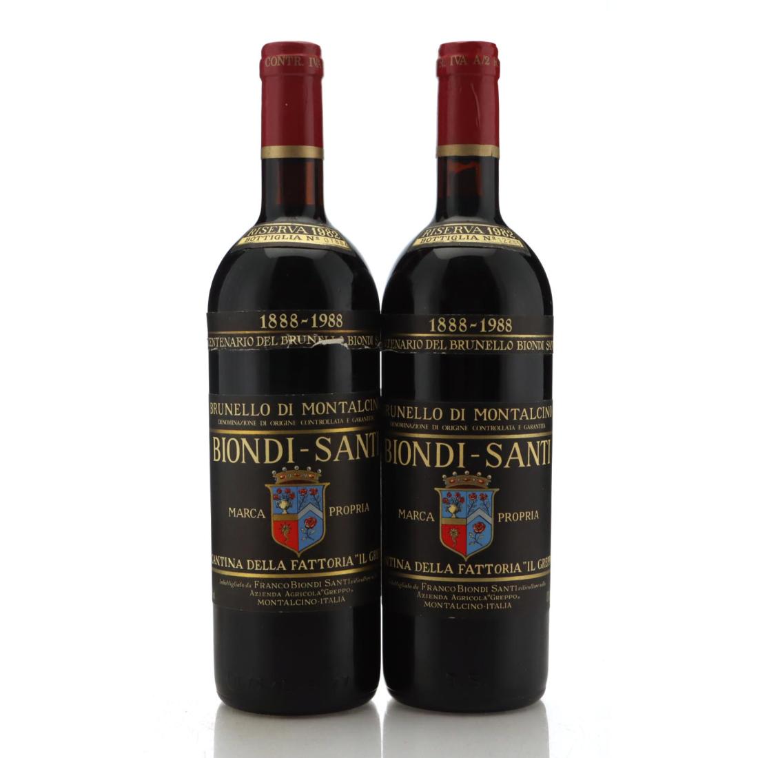Image for Biondi-Santi Tenuta Greppo Riserva del Centenario 1982 x 2