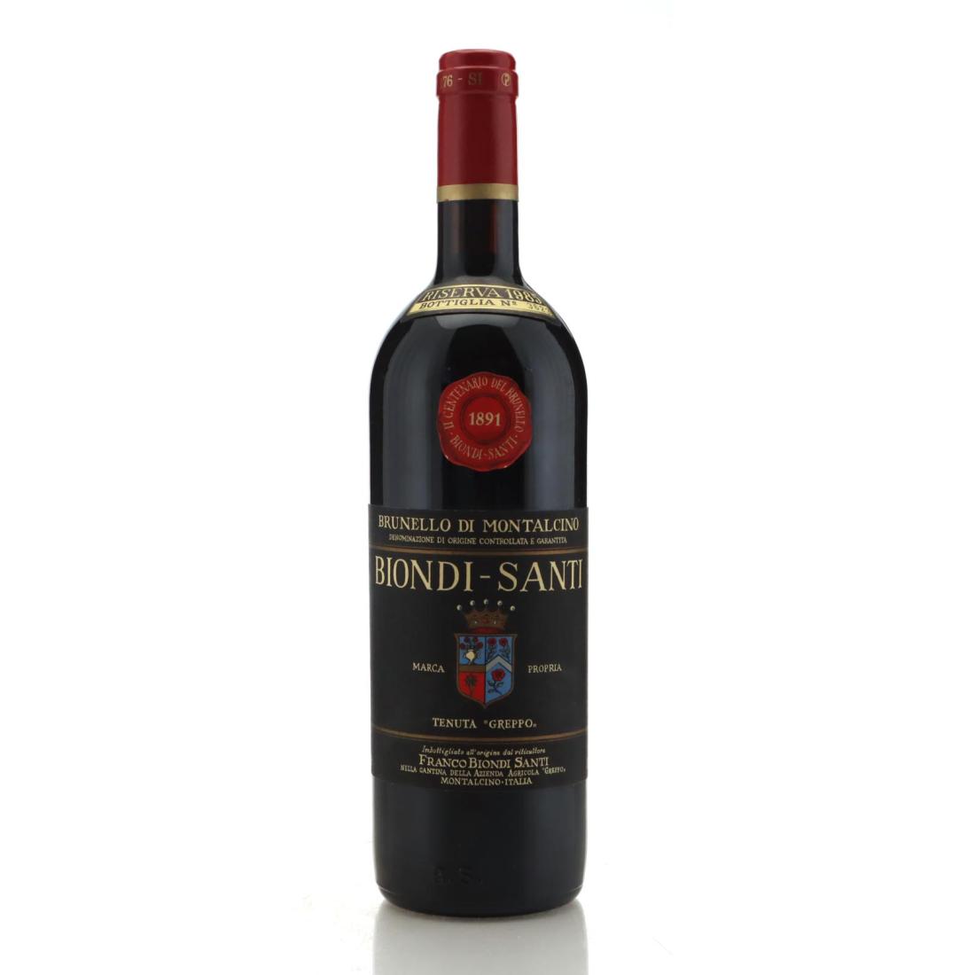 Image for Biondi-Santi Tenuta Greppo Riserva del Centenario 1985