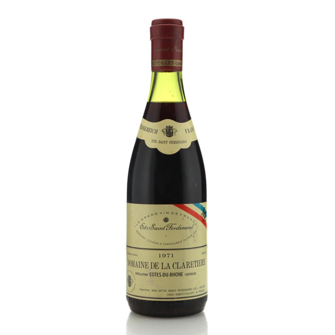 Image for Domaine de la Claretiere 1971