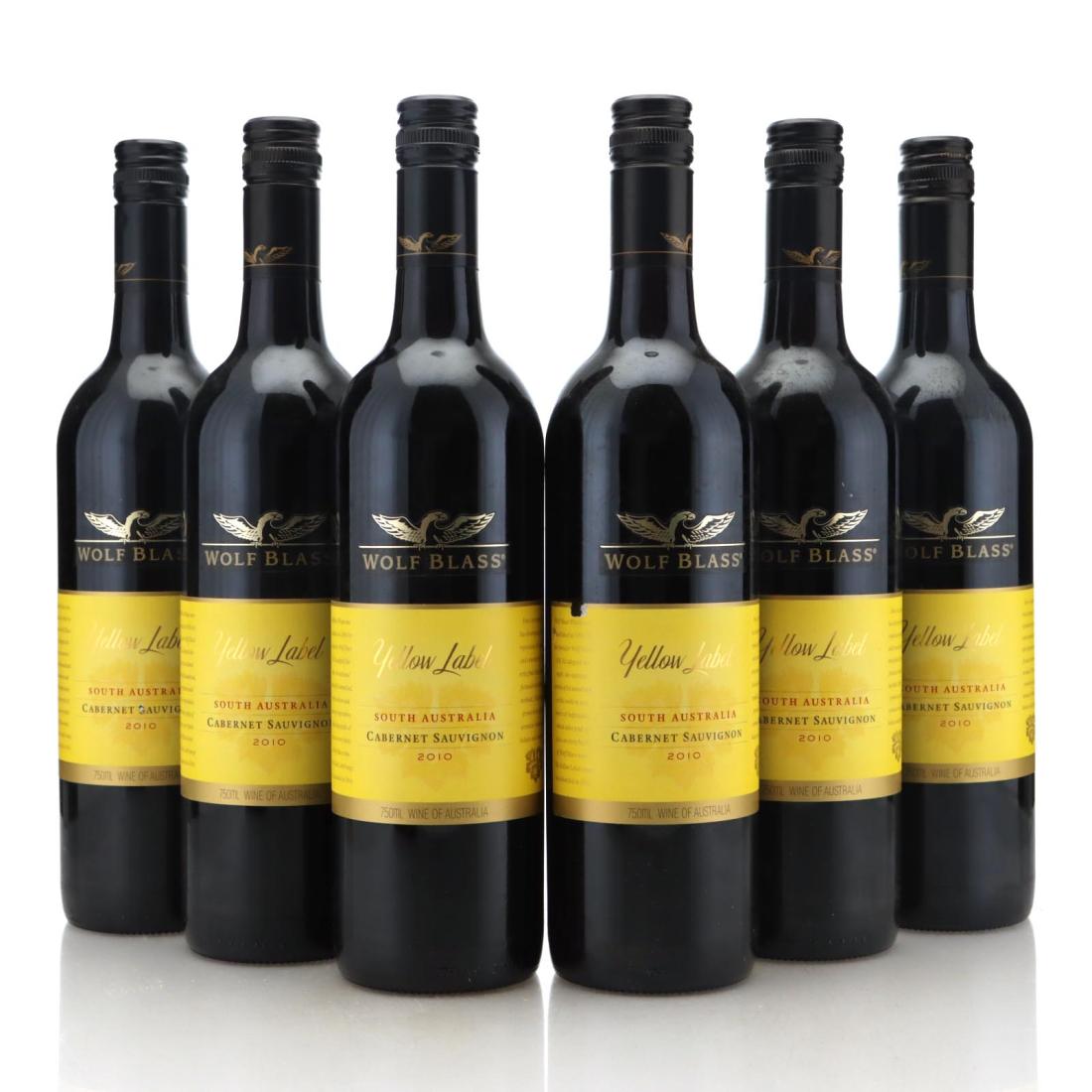 Image for Wolf Blass Yellow Label Cabernet Sauvignon 2010 x 6