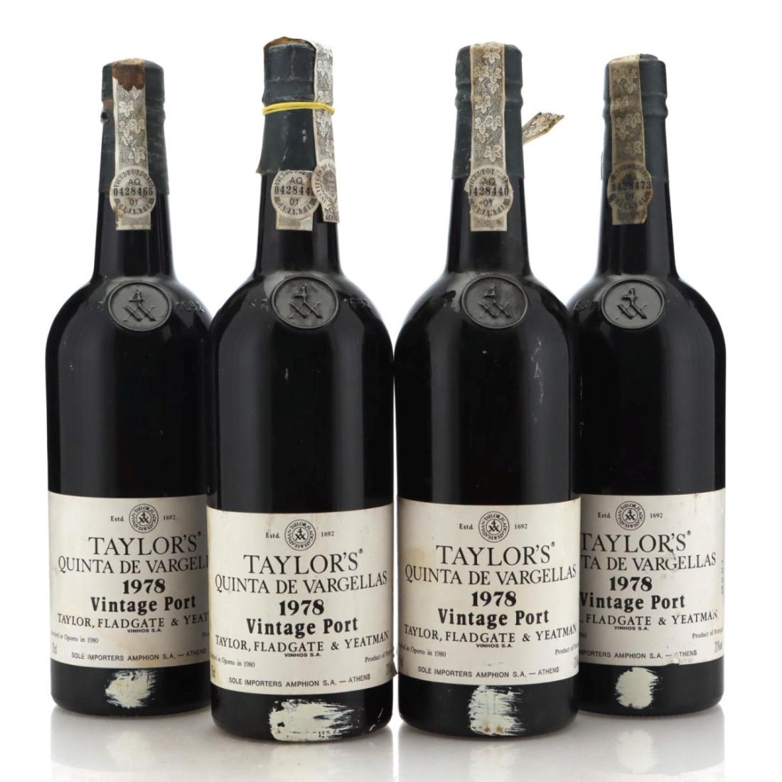 Image for Taylor's Quinta de Vargellas 1978 Vintage Port x 4
