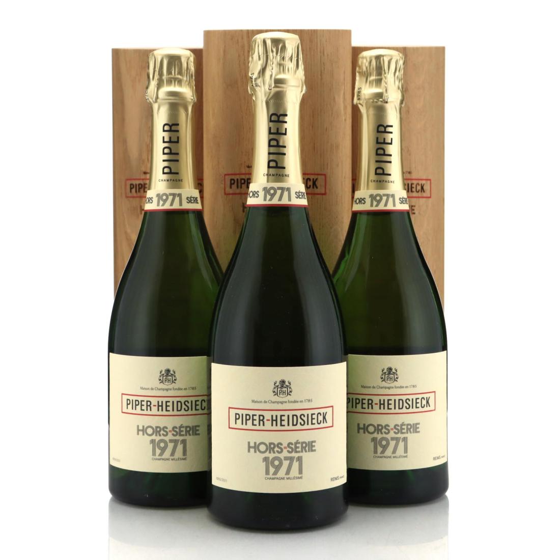 Piper-Heidsieck Hors‑Série 1971 Vintage Champagne​ / Disgorged 2021 x 3