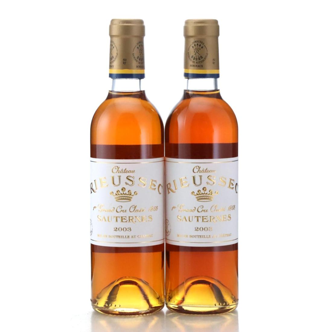 Image for Château Rieussec 2003 / Half Bottle x 2