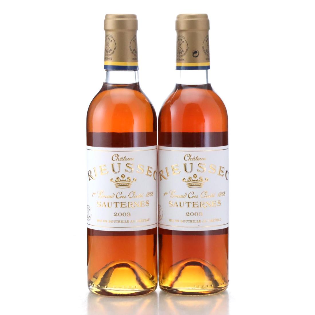 Image for Château Rieussec 2003 / Half Bottle x 2