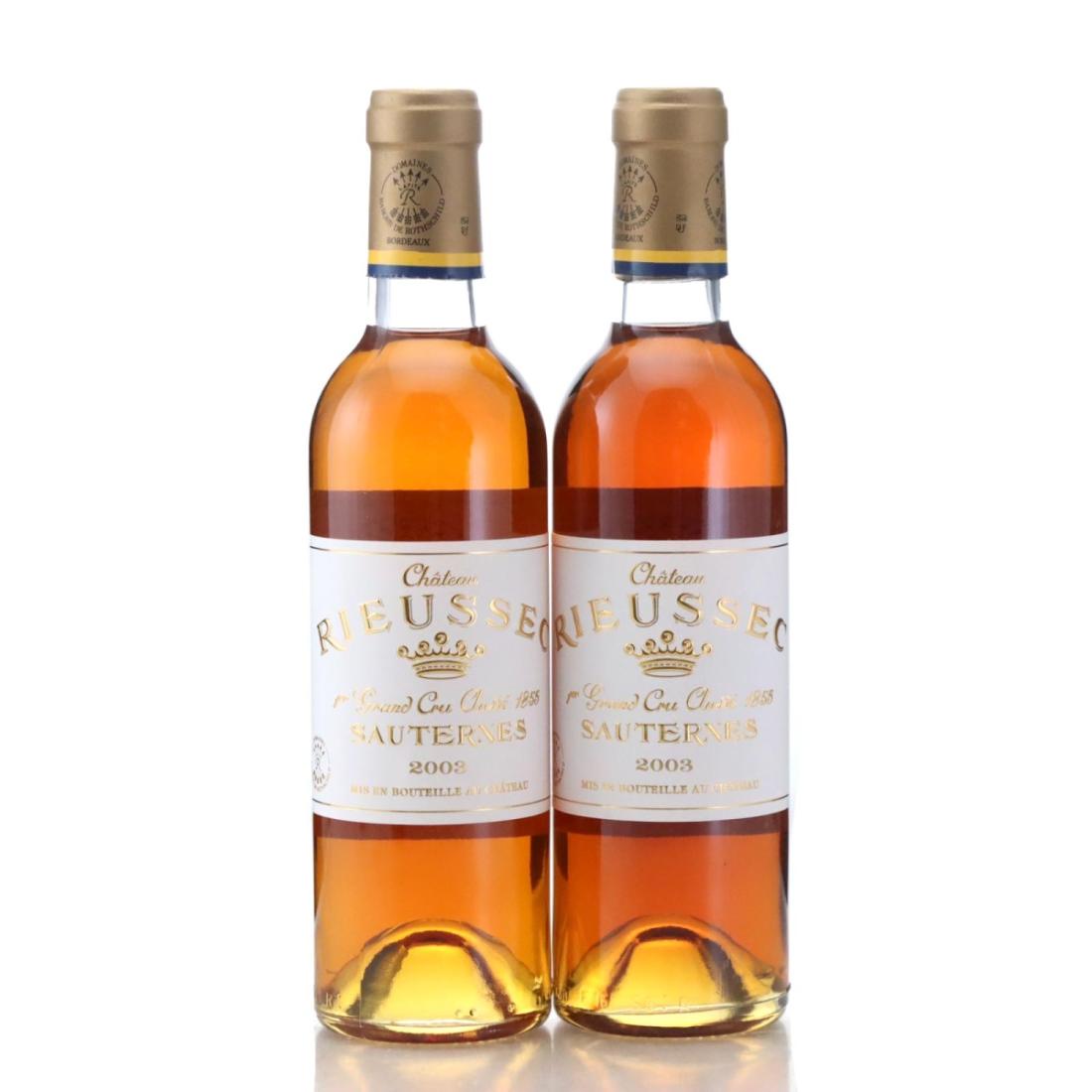 Image for Château Rieussec 2003 / Half Bottle x 2