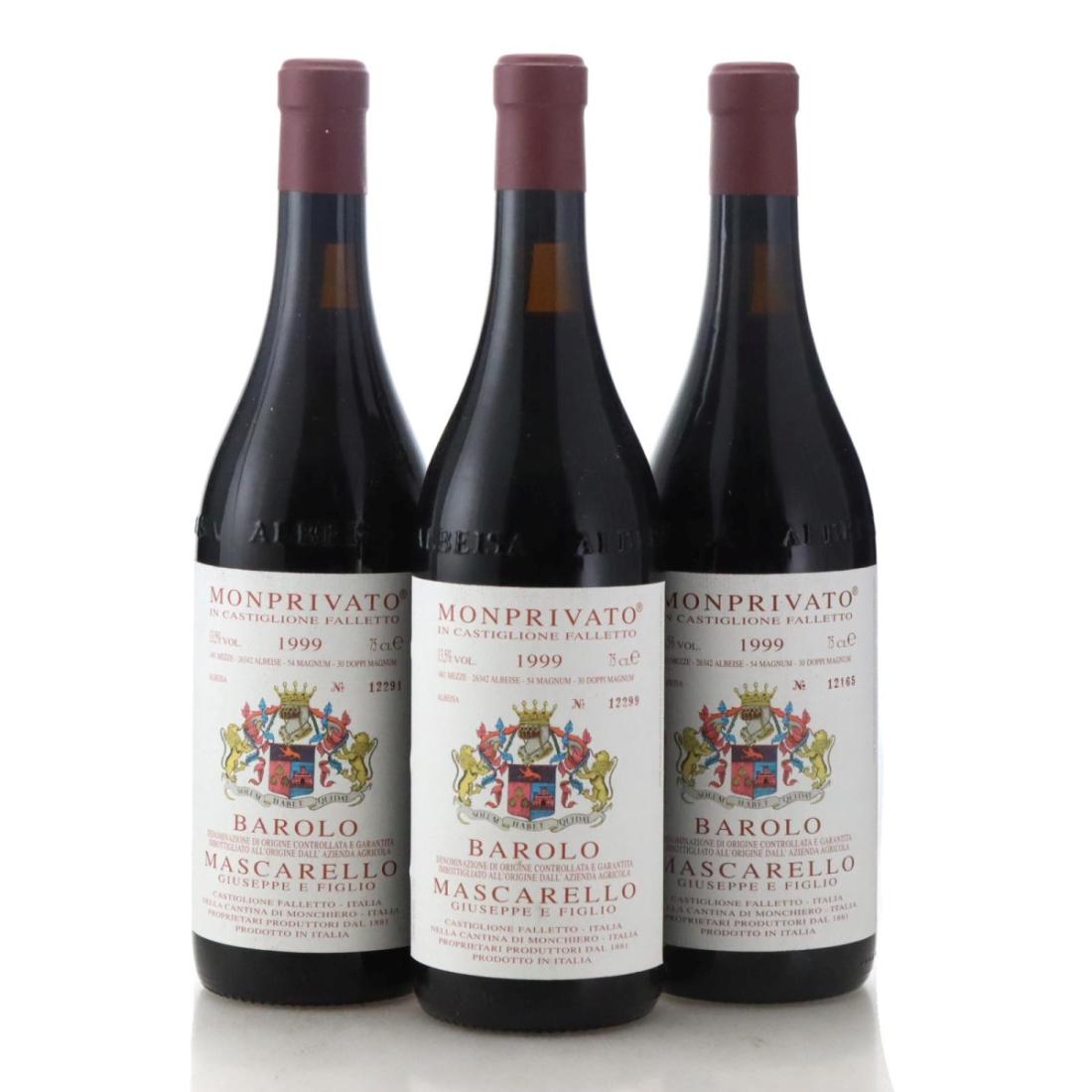 Image for Giuseppe Mascarello e Figlio Monprivato 1999 x 3