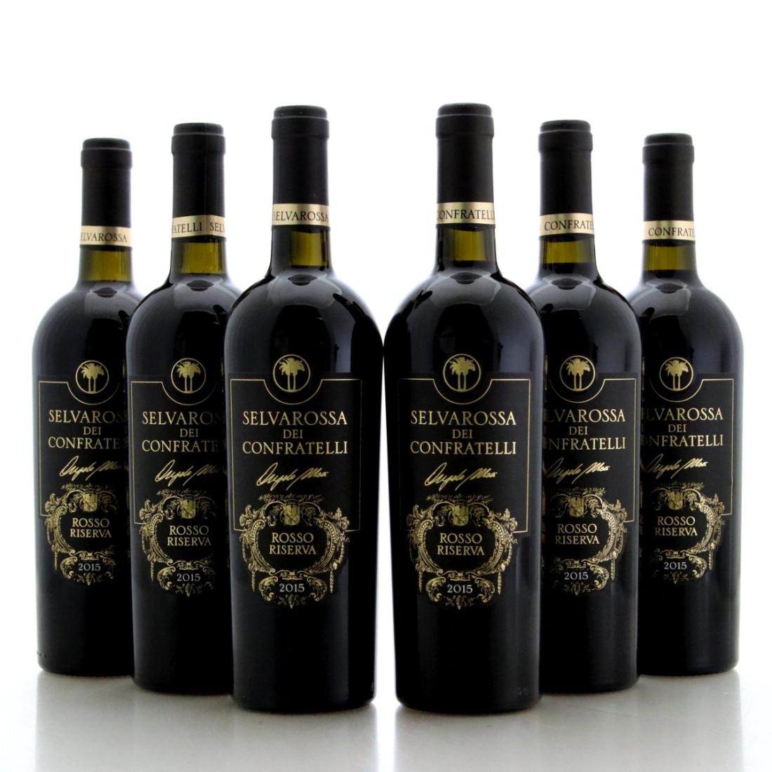 Image for Cantine Due Palme Selvarossa Dei Confratelli Rosso Reserva 2015 x 6