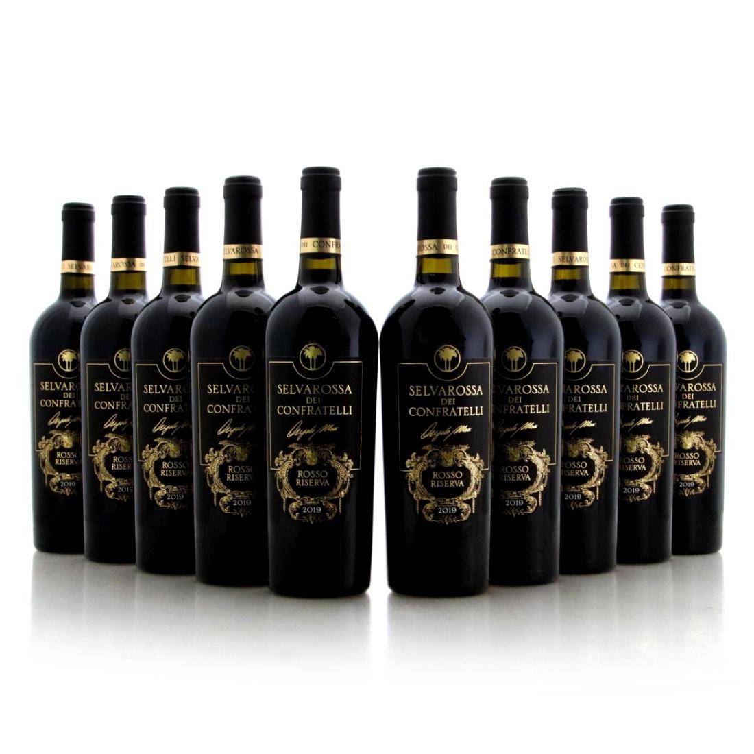 Image for Cantine Due Palme Selvarossa Dei Confratelli Rosso Reserva 2019 x 10