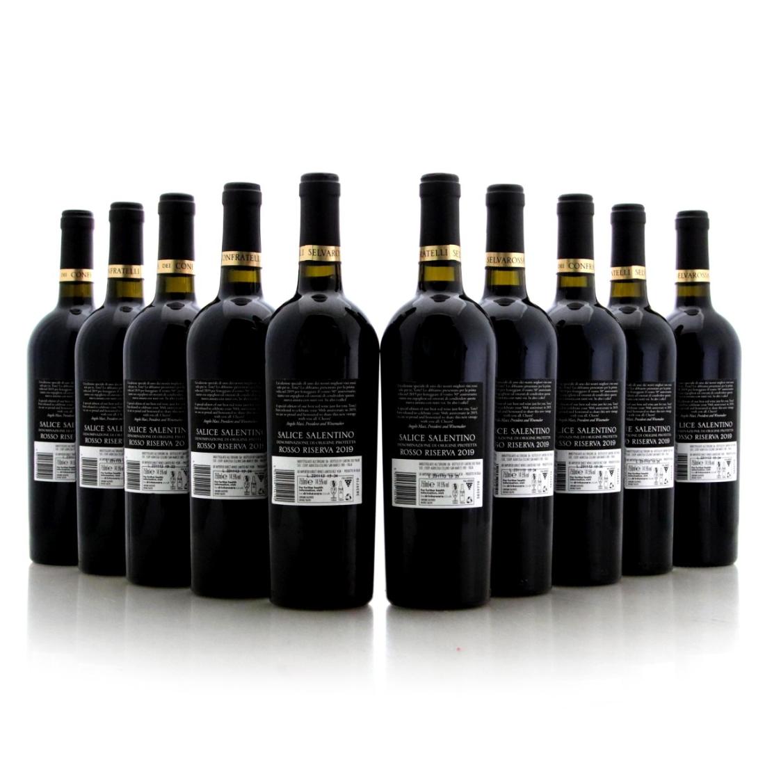 Image for Cantine Due Palme Selvarossa Dei Confratelli Rosso Reserva 2019 x 10